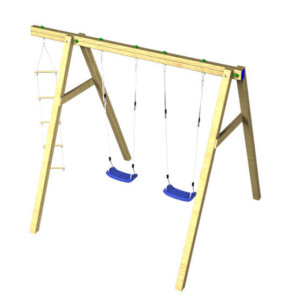 The kestrel double swing set